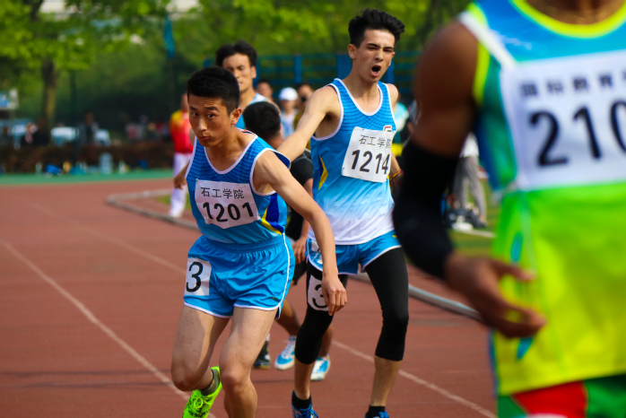 學生男子甲組4x400米比賽 侯王宇攝